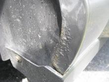 Driver Side Fender Rust