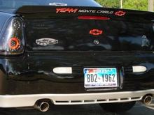 01 SS Pace Car rear w/LED's