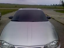 windows up. 35% on windshield