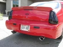 Dual Exhaust and Tinted Tails.