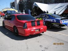 Attending the 2010 Super Chevy event at Las vegas I came upon a NASCAR Monte Carlo SS
