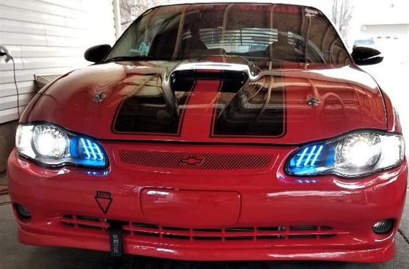 Demon eyes of the Devils Guard 2002 Monte Carlo SS Turbocharged 3.8...