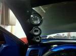 pillar pod with dual aeroforce scan gauges and a aem wideband