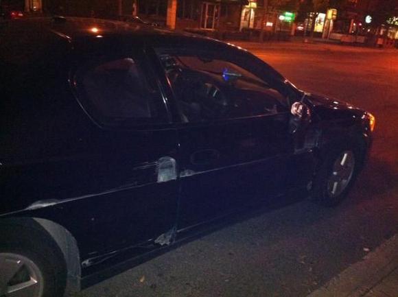 got cutoff from the left and swerved into a parked truck,8000$ to fix it