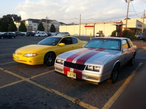 85 SS parking tag