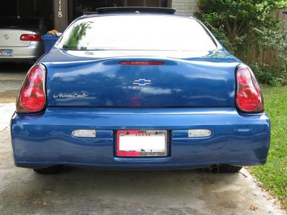 The rear- Note the new 2011 Buick Lucerne in the Garage..