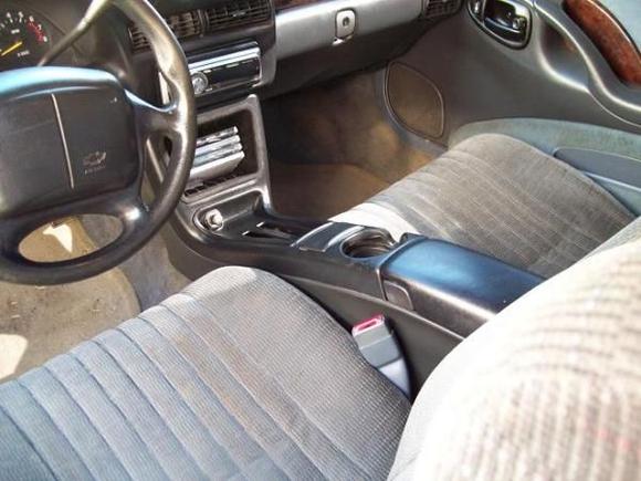 The bucket seats and console that I installed.