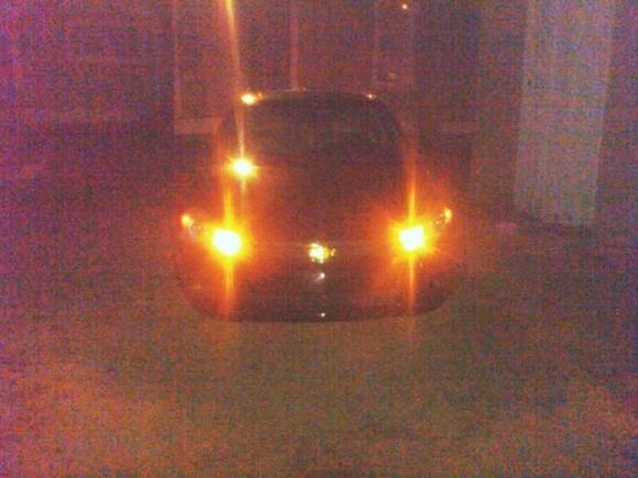 too much glare off the parking lights