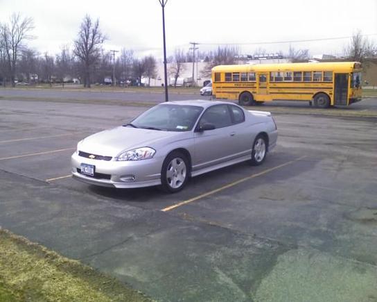 With school bus