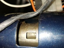 Area of the column where the toggle attaches.