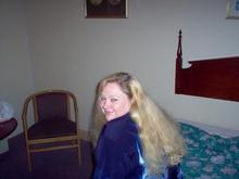 this is my mopar lady jan my wife she loves mopars as much as me she owns a 78 richard petty kit car .