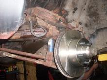 New rotors are on, need to get different pads, then it'll come together tomorrow.