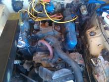 i was told I was picking up a 360 today...turns out its a 318. Oh well it's free and I dont need to get a drive shaft made up yet.