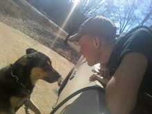 trying to get him to get tools out of the tool box