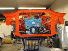 As of 3-2-12 - Engine and suspension installed