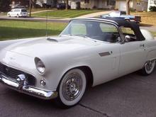 56 t-bird  owned 25yrs  had every available ford option, even lifeguard safety- padded dash,seatbelts,door locks
AACA national  senior  1st