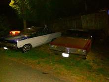 Got it running and home in under 2 hours.
With the help of my brother and his 63 belair 4d.