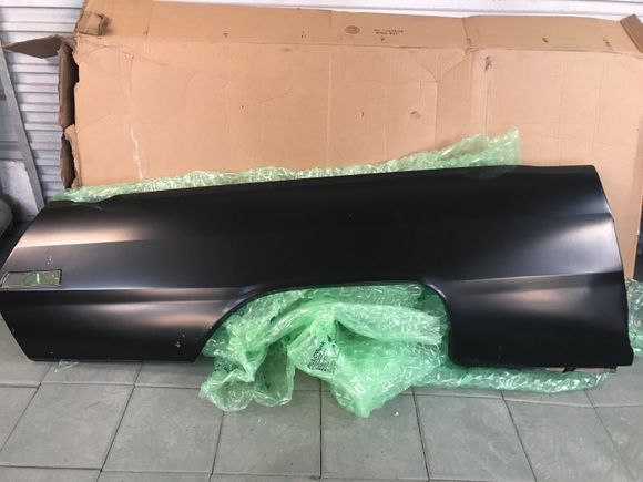 Thanks to summit, got a new quarter panel in.