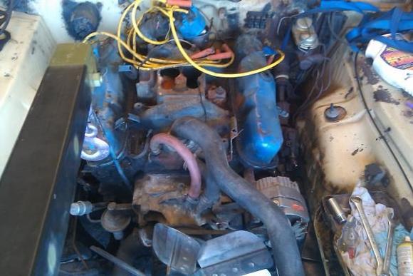 i was told I was picking up a 360 today...turns out its a 318. Oh well it's free and I dont need to get a drive shaft made up yet.