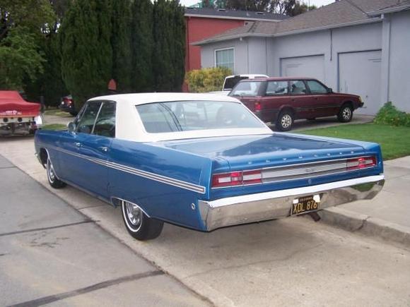 '68 Fury 
Note: Every license plate tag since 1968 - Installed!