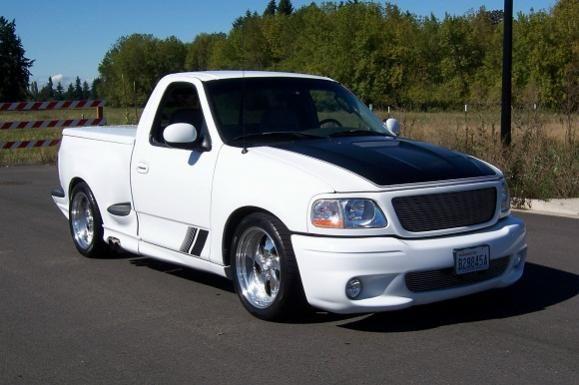 Daily driver, 2002 Ford Lightning, 418RWHP/541TQ
12.70s@106MPH, and it will still get 17.5MPG.
Not bad for a Ford