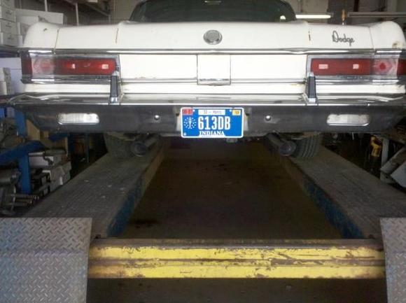 Getting the exhaust put on