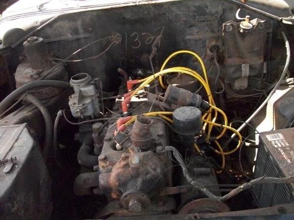 The engine. Numbers matching