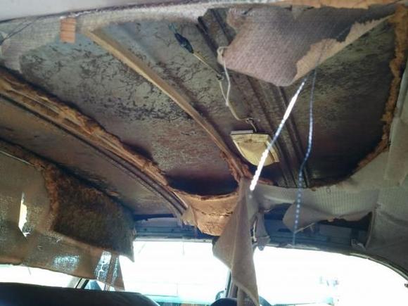 Headliner gone