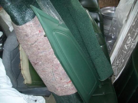 Re-dyed all the hard plastic interior while it was out. New carpet and headliner for her when it goes back together