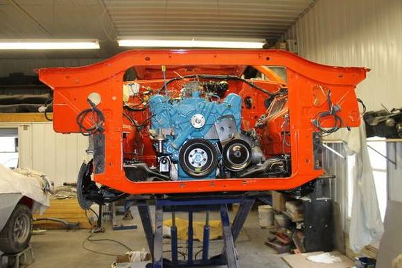 As of 3-2-12 - Engine and suspension installed