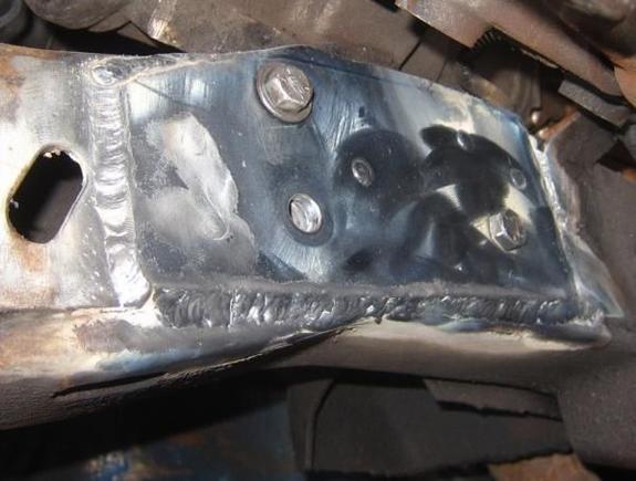 &quot;Tigger&quot;
Steering box beefing.
Weld on the beefing plate.

Any questions?  GotScout@gmail.com