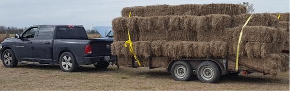 another pic of Hauling hay this time same size but 140 bales!
