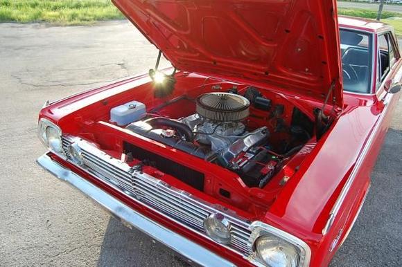 1st shot of done engine bay