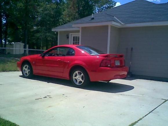 bone stock except for exhaust..back then i had dual glasspacks...