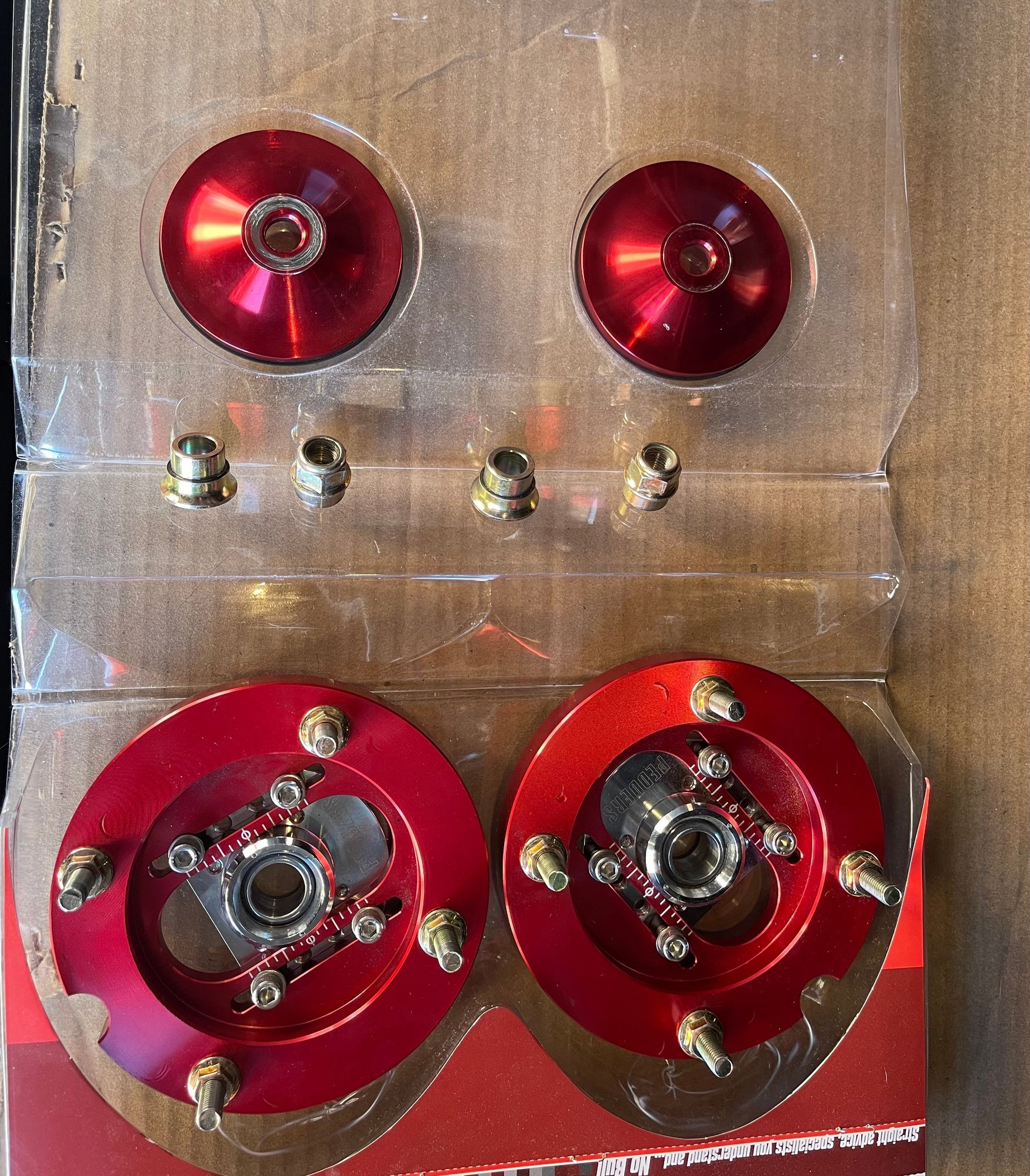 Steering/Suspension - 2005-2014  S197 Mustang Pedders SportsRyder eXtreme XA Pillow Ball Camber Plates - Used - 2005 to 2014 Ford Mustang - Arcadia, CA 91007, United States