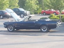 My 1967 Mustang Convertible.   This was a ground up restoration by me with new metal, rebuild engine, trans and farming out the paint only after prepping the body for paint.    289  Engine C4 Trans with mild  mods....  :-)