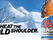 That is some Blue ass mountains on that Coors light right there fellows