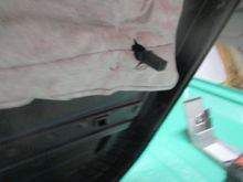 Make sure any holes are not made in the area of the locating lugs on the back of the panel