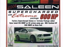 SALEEN SUPERCHARGED 620HP