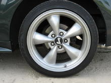 18x9&quot; Aluminum Bullitt rims wrapped in Kumho tires