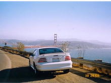 Pictures in San-Fran, the first Road Trip I ever took in this wonderful car.

Taken with an older 35mm program type Canon, I was really horrible back then at taking pics. :D

This is before the bad times to come parked next to my 75' El Camino (Gone) and my wifes 68' Mustang (Gone.)

I miss my car as she was :(