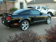 2008 &quot;BOSS&quot; Mustang GT  - Exterior - &quot;BOSS&quot; Graphics and Stripes, CDC Shaker Hood, GT500 Spoiler, Rousch Front Clip, CDC Center Mounted Fog Lights, Chip Foose 20&quot; Nitro Wheels, Toyo Radials, Pypes Exhaust System, Rear Quarter Window Vents, Side Vents,