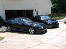 My twins ... 1998 Stage 2 and 2003 ROUSH Cobra