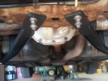 Replacement rear support braces