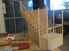 Building the wraparound staircase