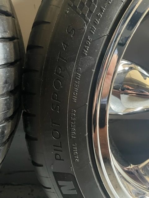 Wheels and Tires/Axles - FS:  Deep Dish Bullitt Chrome Wheel; 18x9 wrapped in 4 - 255/45ZR/18 (103Y) - Used - 2005 to 2009 Ford Mustang - Aldie, VA 20105, United States