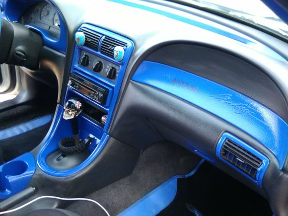 Added my daughter's name to my dash RIP