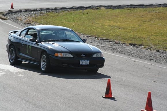 AutoX at devils bowl, first time out. (beat a wrx :D )