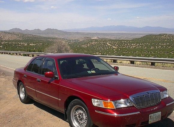 Merc south of Madrid, NM in 2008 she's had her picture taken all over the USA