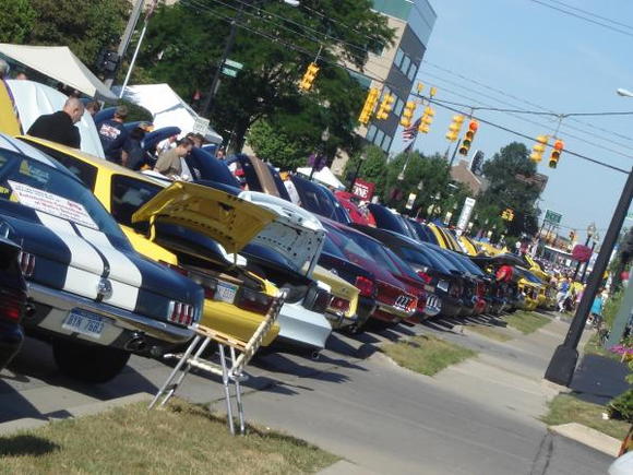 one small side of stretch of Mustang Alley